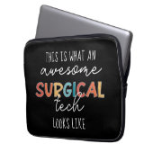 Chirurgischer Techniker Funny Operation ODER Tech- Laptopschutzhülle (Vorderseite Links)