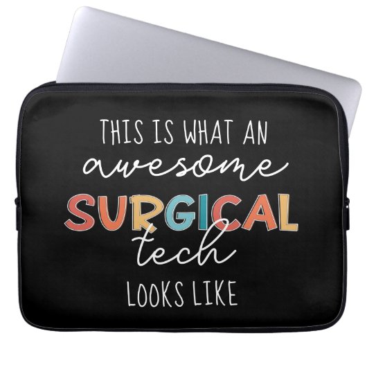 Chirurgischer Techniker Funny Operation ODER Tech- Laptopschutzhülle (Vorderseite)