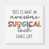 Chirurgischer Techniker Funny Operation ODER Tech- Magnet (Vorne)