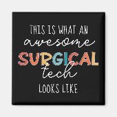 Chirurgischer Techniker Funny Operation ODER Tech- Magnet (Vorne)