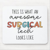 Chirurgischer Techniker Funny Operation ODER Tech- Mousepad (Vorne)