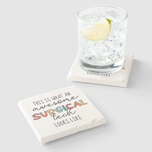 Chirurgischer Techniker Funny Operation ODER Tech- Steinuntersetzer (Seitenansicht)