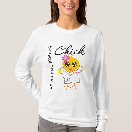 Chirurgischer Techniker-Küken T-Shirt (Vorderseite)