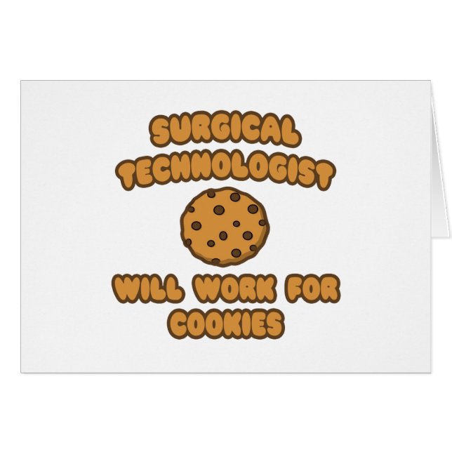 Chirurgischer Technologe .. Arbeit für Cookies (Vorderseite (Horizontal))