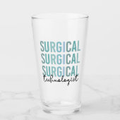 Chirurgischer Technologe Technische Operation Tech Glas (Vorderseite)