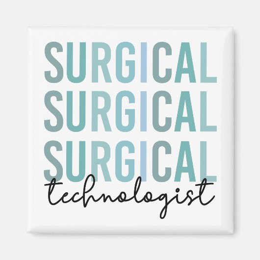 Chirurgischer Technologe Technische Operation Tech Magnet (Vorne)