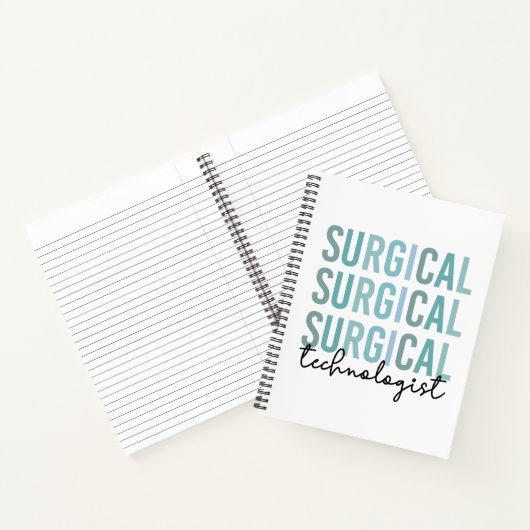 Chirurgischer Technologe Technische Operation Tech Notizblock (Innenseite)