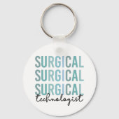 Chirurgischer Technologe Technische Operation Tech Schlüsselanhänger (Vorderseite)
