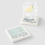 Chirurgischer Technologe Technische Operation Tech Steinuntersetzer (Seitenansicht)