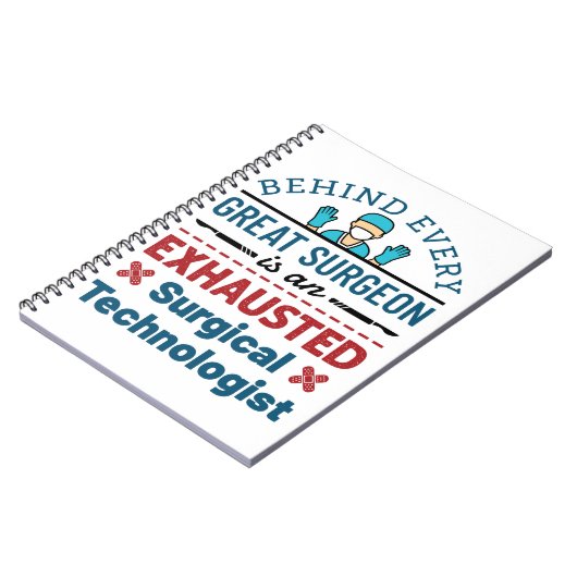 Chirurgischer Technologe Technisches Funny Sprichw Notizblock (Linke Seite)