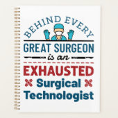 Chirurgischer Technologe Technisches Funny Sprichw Planer (Vorderseite)