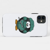 Chirurgpenguin-Cartoon Case-Mate iPhone Hülle (Rückseite (Horizontal))