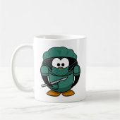 Chirurgpenguin-Cartoon Kaffeetasse (Links)