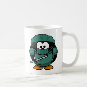 Chirurgpenguin-Cartoon Kaffeetasse