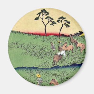 Chiryu durch Utagawa, Hiroshige Ukiyoe Magnet