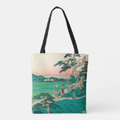 Chiryuu, Japan: Vintager Holzblock Print Tasche (Rückseite)