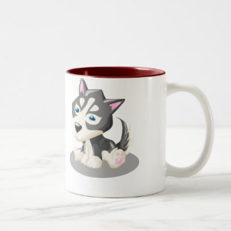Chisai Schlittenhund - Zweifarbige Tasse