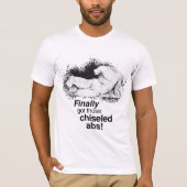 Chiseled Abs Marble Statue T-Shirt (Vorderseite)