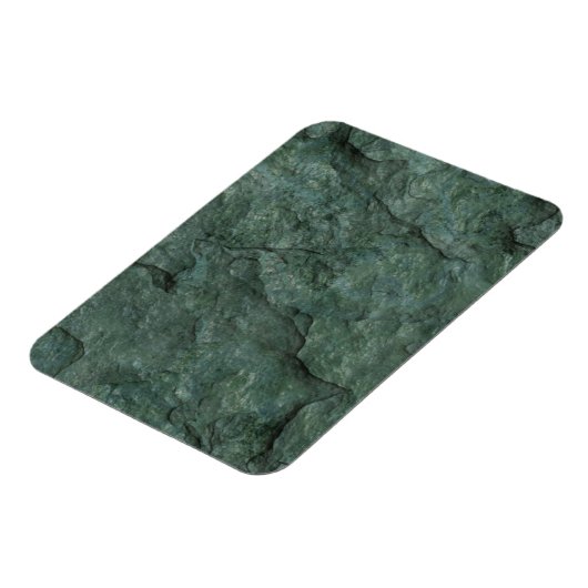 Chiseled Gray Green Rock Magnet (Linke Seite)