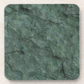 Chiseled Gray Green Rock Untersetzer (Vorderseite)