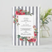 Chiseled Stone Colored Wedding Einladung (Stehend Vorderseite)