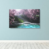 Chisen (Triptych) Leinwanddruck (Insitu (Holzboden))