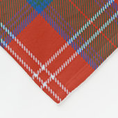 Chisholm Ancient Clan Abzeichen Tartan Kariert Fleecedecke (Ecke)