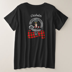 Chisholm Clan Abzeichen Frauen zurück Große Größe T-Shirt