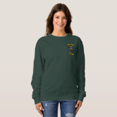 Chisholm Clan Abzeichen & Tartan w/Motto Women's Sweatshirt (Vorne ganz)