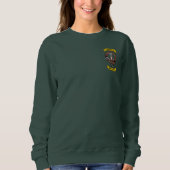 Chisholm Clan Abzeichen & Tartan w/Motto Women's Sweatshirt (Vorderseite)