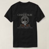 Chisholm Clan Wappen Schottischer Nachname Tartan  T-Shirt (Design vorne)
