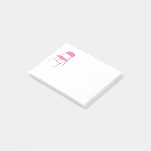 Chisholm | Faltblätter | Light Pink Post-it Klebezettel (angewinkelt)