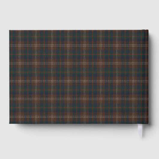 Chisholm Hunting Modern Original Scottish Tartan Gästebuch (Rückseite)