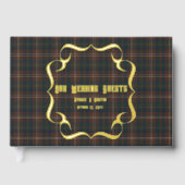 Chisholm Hunting Modern Original Scottish Tartan Gästebuch (Vorderseite)