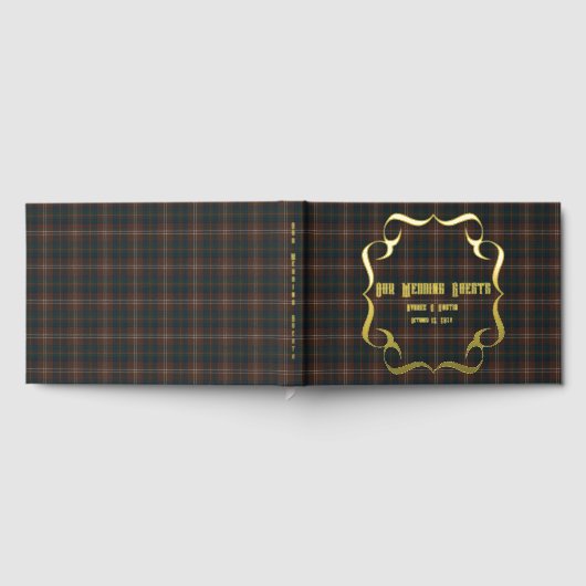 Chisholm Hunting Modern Original Scottish Tartan Gästebuch (Voll)