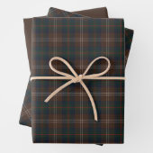 Chisholm Hunting Modern Original Scottish Tartan Geschenkpapier Set (Beispiel)