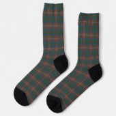 Chisholm Jagd Antiker Original Schottischer Tartan Socken (Linkes Detail)