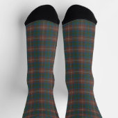 Chisholm Jagd Antiker Original Schottischer Tartan Socken (Oben)