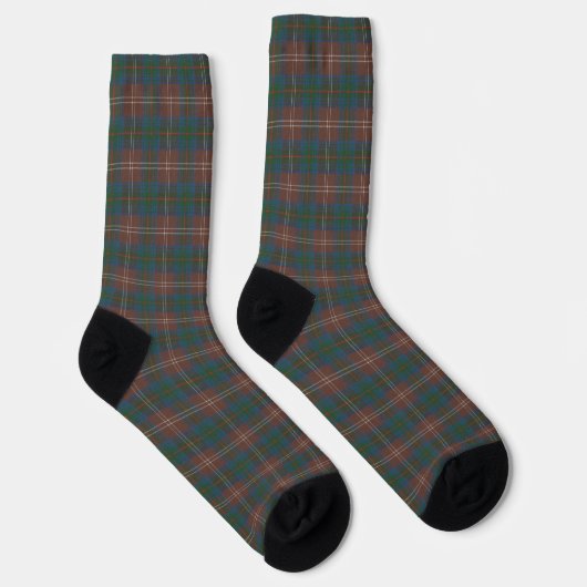 Chisholm Jagd Antiker Original Schottischer Tartan Socken (Rechts)