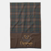 Chisholm Jagd Modern Original Tartan Weihnachten Geschirrtuch (Vertikal)