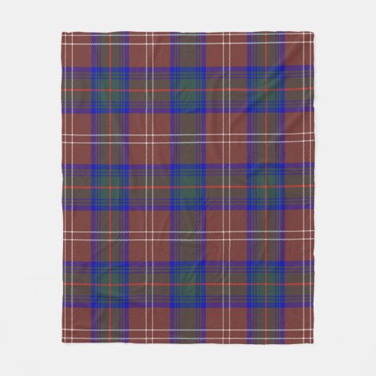 Chisholm Jagd Modernes Kariert Fleecedecke (Vorderseite)
