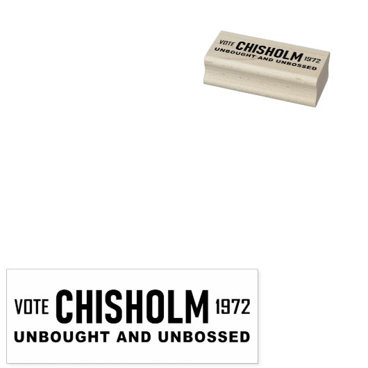 CHISHOLM KAMPAGNE GUMMISTEMPEL (Stempel)