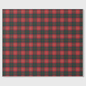 Chisholm Modern Original Scottish Tartan Geschenkpapier (Flach)