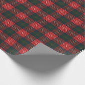 Chisholm Modern Original Scottish Tartan Geschenkpapier (Ecke)