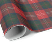 Chisholm Modern Original Scottish Tartan Geschenkpapier (Rolleneckpunkt)