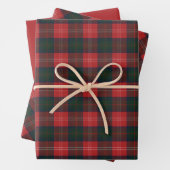 Chisholm Modern Original Scottish Tartan Geschenkpapier Set (Beispiel)