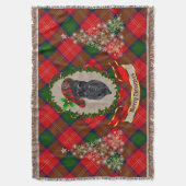 Chisholm Scottie Dog Christmas Decke (Vorderseite Vertikal)