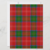 Chisholm Scottish Wedding Einladung (Rückseite)