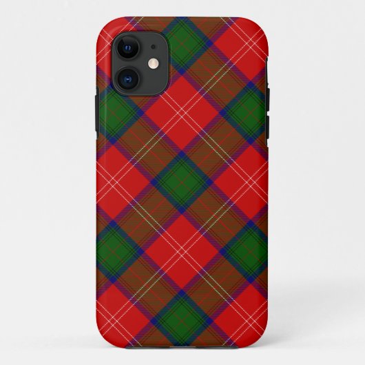 Chisholm Tartgrün kariert Case-Mate iPhone Hülle (Rückseite)