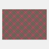 Chisholm Three Patterns Original Scottish Tartan Geschenkpapier Set (Vorderseite 2)